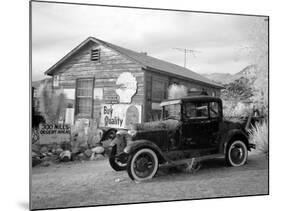 Old Car and Gas Pump-Hackberry General Store-Carol Highsmith-Mounted Photo