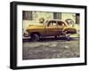 Old Car/Cat-Svetlin Yosifov-Framed Giclee Print