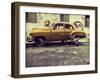 Old Car/Cat-Svetlin Yosifov-Framed Giclee Print