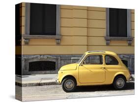 Old Car, Fiat 500, Italy, Europe-Vincenzo Lombardo-Stretched Canvas