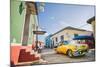 Old Car On Cobblestone Street In Trinidad, Cuba-Erik Kruthoff-Mounted Photographic Print