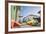 Old Car On Cobblestone Street In Trinidad, Cuba-Erik Kruthoff-Framed Photographic Print