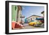 Old Car On Cobblestone Street In Trinidad, Cuba-Erik Kruthoff-Framed Photographic Print