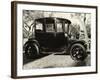 Old Car Parked under Tree Line-null-Framed Photographic Print