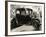 Old Car Parked under Tree Line-null-Framed Photographic Print