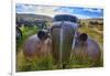 Old Car Rusting Away in a Ghost Town, Bodie, California-George Oze-Framed Photographic Print