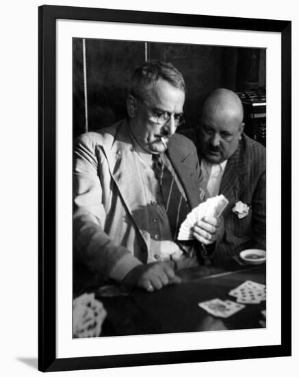 Old Card Sharks-null-Framed Photographic Print