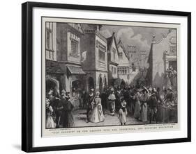 Old Cardiff in the Cardiff Fine Art, Industrial, and Maritime Exhibition-Charles Joseph Staniland-Framed Giclee Print