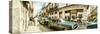 Old Cars on a Street, Havana, Cuba-null-Stretched Canvas