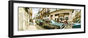 Old Cars on a Street, Havana, Cuba-null-Framed Photographic Print