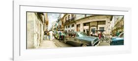 Old Cars on a Street, Havana, Cuba-null-Framed Photographic Print