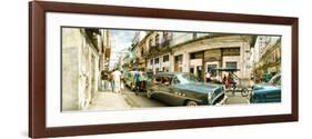 Old Cars on a Street, Havana, Cuba-null-Framed Photographic Print