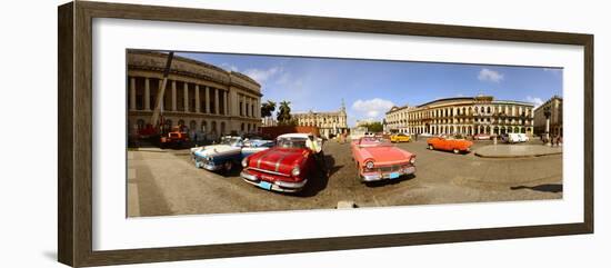 Old Cars on Street, Havana, Cuba-null-Framed Photographic Print