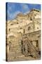Old Cart in the Sassi Area of Matera, Basilicata, Italy, Europe-Martin-Stretched Canvas