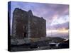 Old Castle by the Seaside, Portencross, Ayrshire, Scotland, United Kingdom, Europe-Patrick Dieudonne-Stretched Canvas