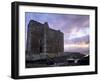 Old Castle by the Seaside, Portencross, Ayrshire, Scotland, United Kingdom, Europe-Patrick Dieudonne-Framed Photographic Print