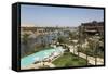 Old Cataract Hotel on the Nile River, Aswan, Egypt, North Africa, Africa-Richard Maschmeyer-Framed Stretched Canvas