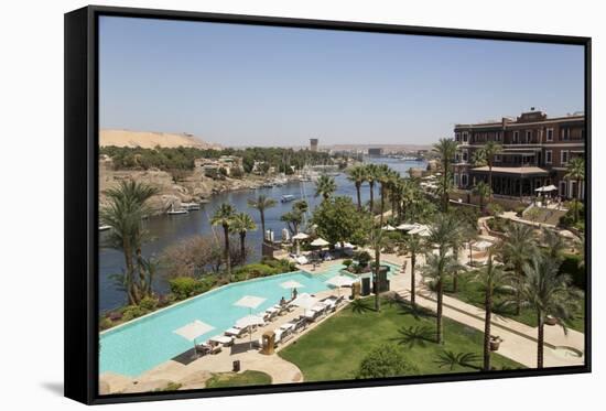 Old Cataract Hotel on the Nile River, Aswan, Egypt, North Africa, Africa-Richard Maschmeyer-Framed Stretched Canvas