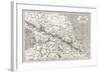 Old Caucasus Map-marzolino-Framed Art Print