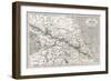 Old Caucasus Map-marzolino-Framed Premium Giclee Print