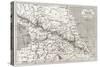 Old Caucasus Map-marzolino-Stretched Canvas