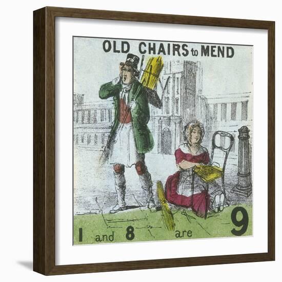 Old Chairs to Mend, Cries of London, C1840-TH Jones-Framed Giclee Print