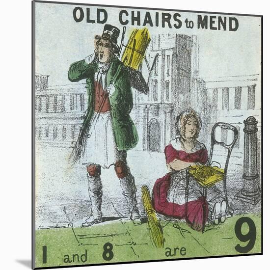 Old Chairs to Mend, Cries of London, C1840-TH Jones-Mounted Giclee Print