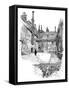 'Old Charterhouse: In Washhouse Court', 1886-Joseph Pennell-Framed Stretched Canvas