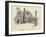 'Old Charterhouse: The Master's Court', 1886-Joseph Pennell-Framed Giclee Print