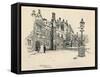 'Old Charterhouse: The Master's Court', 1886-Joseph Pennell-Framed Stretched Canvas