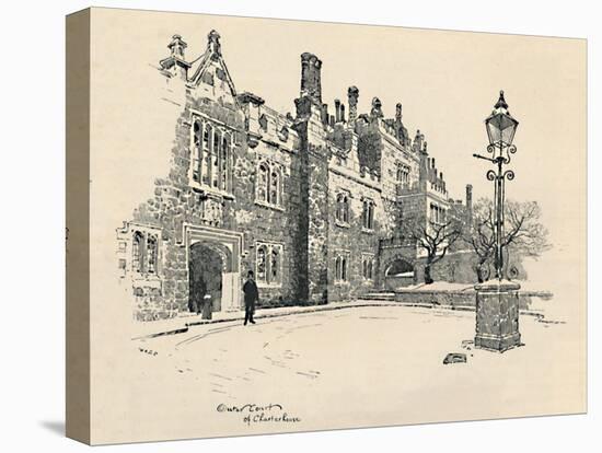 'Old Charterhouse: The Master's Court', 1886-Joseph Pennell-Stretched Canvas