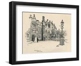 'Old Charterhouse: The Master's Court', 1886-Joseph Pennell-Framed Giclee Print