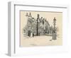 'Old Charterhouse: The Master's Court', 1886-Joseph Pennell-Framed Giclee Print