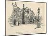 'Old Charterhouse: The Master's Court', 1886-Joseph Pennell-Mounted Giclee Print