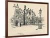 'Old Charterhouse: The Master's Court', 1886-Joseph Pennell-Framed Giclee Print