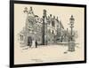 'Old Charterhouse: The Master's Court', 1886-Joseph Pennell-Framed Giclee Print