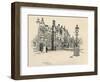 'Old Charterhouse: The Master's Court', 1886-Joseph Pennell-Framed Premium Giclee Print
