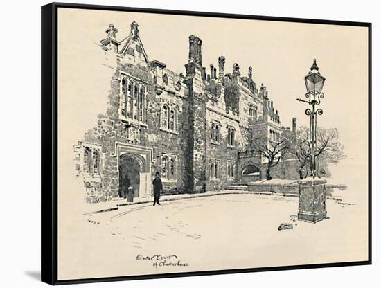 'Old Charterhouse: The Master's Court', 1886-Joseph Pennell-Framed Stretched Canvas
