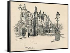 'Old Charterhouse: The Master's Court', 1886-Joseph Pennell-Framed Stretched Canvas