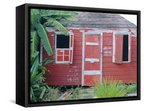 Old Chattel House, St. John's, Antigua, West Indies, Caribbean-J P De Manne-Framed Stretched Canvas