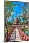 Old Chedi (Buddhist Stupa) in Sukhothai, Thailand-David Ionut-Mounted Photographic Print