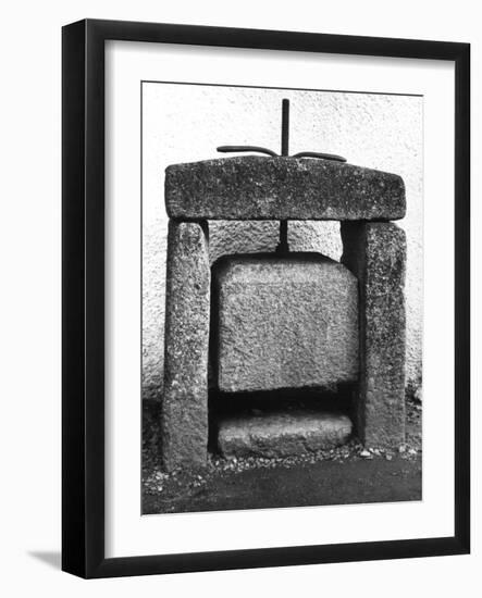 Old Cheese Press-null-Framed Photographic Print