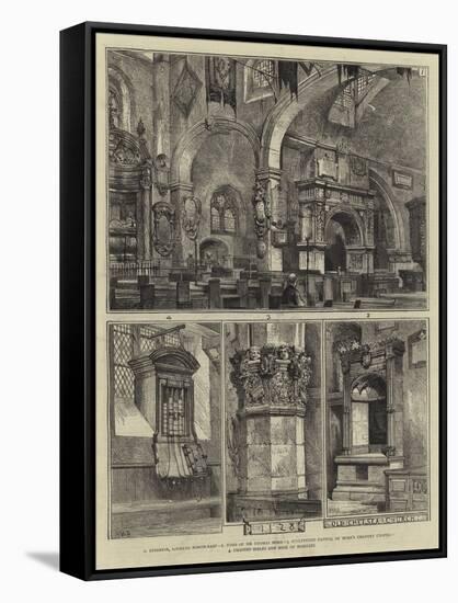 Old Chelsea Church-Henry William Brewer-Framed Stretched Canvas