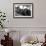 Old Chevrolet Truck's Steering Wheel in Black and White-null-Framed Photo displayed on a wall