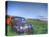 Old Chevy Truck in the Little Missouri National Grasslands, North Dakota, USA-Chuck Haney-Stretched Canvas