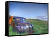 Old Chevy Truck in the Little Missouri National Grasslands, North Dakota, USA-Chuck Haney-Framed Stretched Canvas