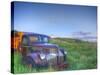 Old Chevy Truck in the Little Missouri National Grasslands, North Dakota, USA-Chuck Haney-Stretched Canvas