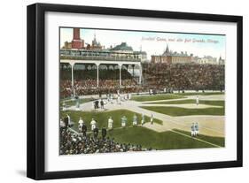 Old Chicago Ball Grounds-null-Framed Art Print