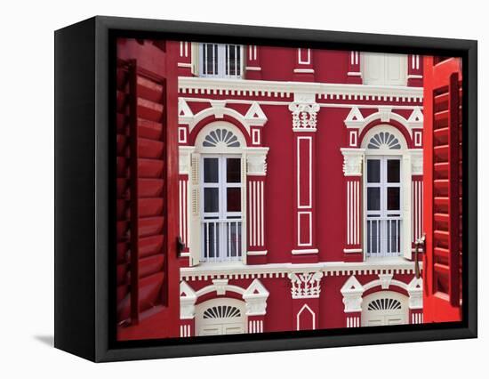Old Chinese Merchant House, China Town District, Singapore, South East Asia-Gavin Hellier-Framed Stretched Canvas
