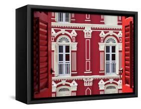 Old Chinese Merchant House, China Town District, Singapore, South East Asia-Gavin Hellier-Framed Stretched Canvas